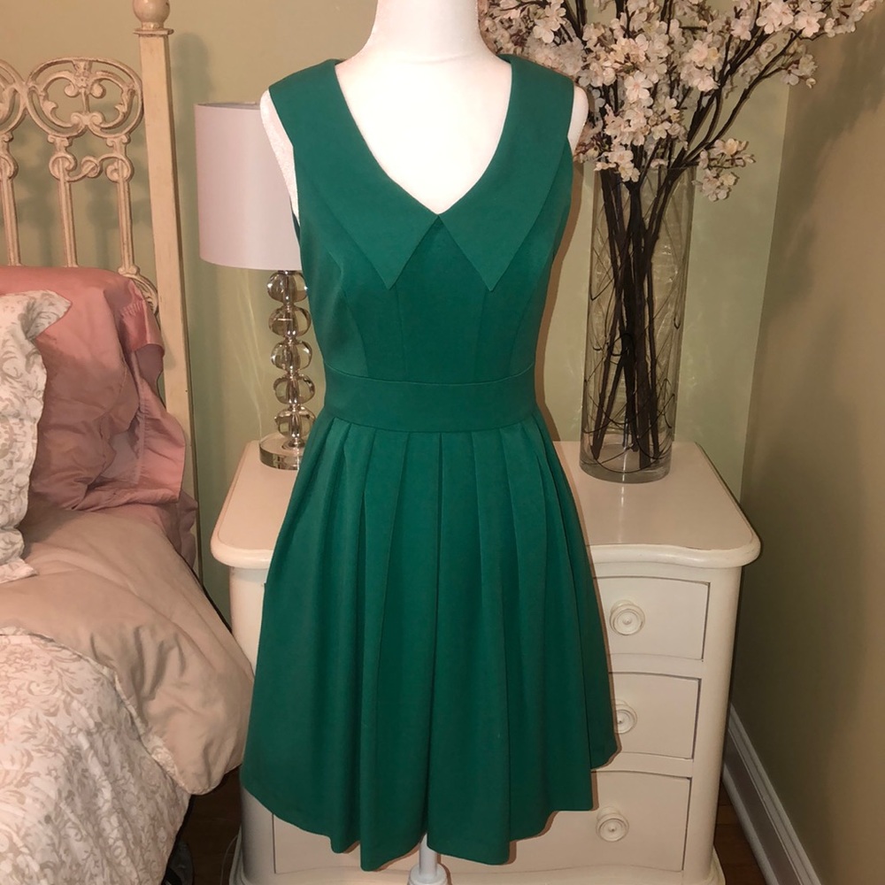 ASOS Green Sleeveless Dress Dear Creatures ModCloth unique vintage - Picture 2 of 11